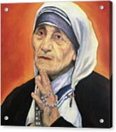 St Teresa Of Calcutta Acrylic Print