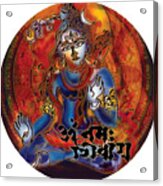 Blessing Shiva Acrylic Print
