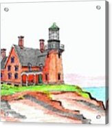 Block Island South Lighthouse Acrylic Print