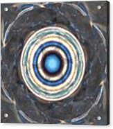 Blue Abalone Sphere Acrylic Print