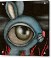 Blue Bunny Acrylic Print