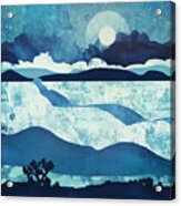 Blue Desert Acrylic Print