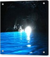 Blue Grotto Capri Acrylic Print