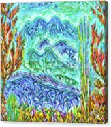 Blue Mountain Visions Acrylic Print