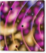 Blurred Lines 02 - Nebulaic Vibrations Acrylic Print