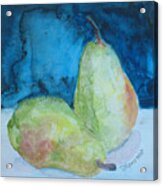 Blushing Pears Acrylic Print