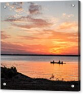 Boating Sunset Acrylic Print