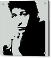 Bob Dylan Poster Print Quote - The Times They Are A Changin Acrylic Print