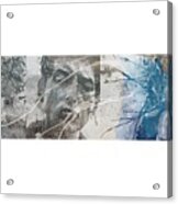 Bob Dylan Triptych Acrylic Print