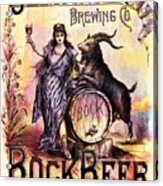 Bock Beer Poster Acrylic Print