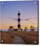 Bodie Island Lighthouse Sunset Acrylic Print