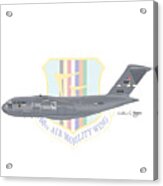 Boeing C-17 Globemaster Iii Travis Afb Acrylic Print