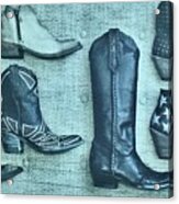Boots By Allen Sign In Austin Texas Acrylic Print