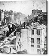 Boulevard Du Temple, By Daguerre, 1838 Acrylic Print