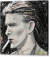 David Bowie Pop Chameleon Acrylic Print
