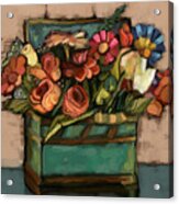 Box Of Flowers Acrylic Print