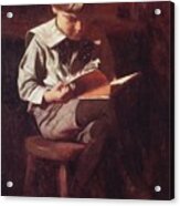 Boy Reading Ned Anshutz Acrylic Print