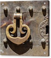 Brass Castle Knocker Acrylic Print