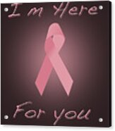 Breast Cancer Acrylic Print