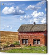 Brick Out Building On The Palouse Acrylic Print