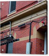 Bricks And Wires Acrylic Print