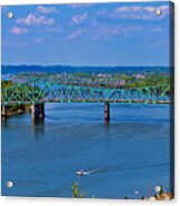 Bridge On The Ohio River Acrylic Print