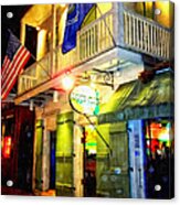 Bright Lights In The French Quarter Acrylic Print
