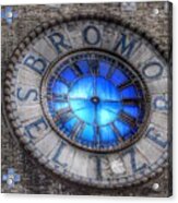 Bromo Seltzer Tower Clock Face #4 Acrylic Print