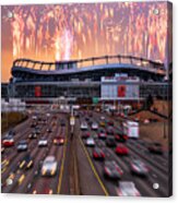 Broncos Win Afc Championship Game 2016 Acrylic Print