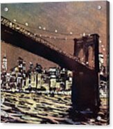 Brooklyn Bridge- New York City Acrylic Print