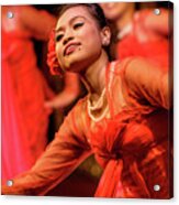 Burmese Dance 1 Acrylic Print