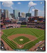 Busch Stadium T. Louis Cardinals Ball Park Village National Anthem #3a Acrylic Print