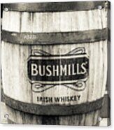 Bushmills Whiskey Barrel In Dublin Acrylic Print