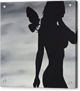 Butterfly Silhouette Acrylic Print
