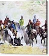 Buzkashi Sport Acrylic Print