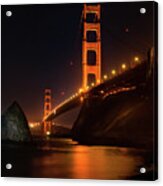 By The Golden Gate Acrylic Print