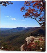 Caesars Head State Park In Upstate South Carolina Acrylic Print