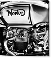 Cafe Racing Norton Acrylic Print