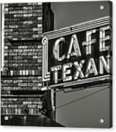 Cafe Texan Acrylic Print