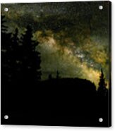 Camping Under The Milky Way 2 Acrylic Print