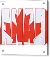 Canadian Flag Acrylic Print