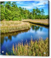 Canals Bend Acrylic Print