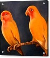 Canaries Acrylic Print