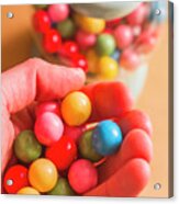 Candy Hand At Lolly Store Acrylic Print