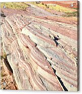 Candy Striped Sandstone In Valley Of Fire Acrylic Print