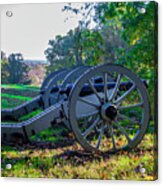 Cannons At Valley Forge Park Acrylic Print