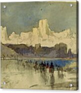 Canyon Of The Rio Virgin, South Utah, 1873 Acrylic Print