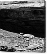 Canyonlands Shade Bw Acrylic Print