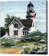 Cape Elizabeth Lighthouse Acrylic Print