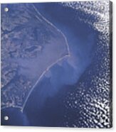 Cape Hatteras Islands Seen From Space Acrylic Print